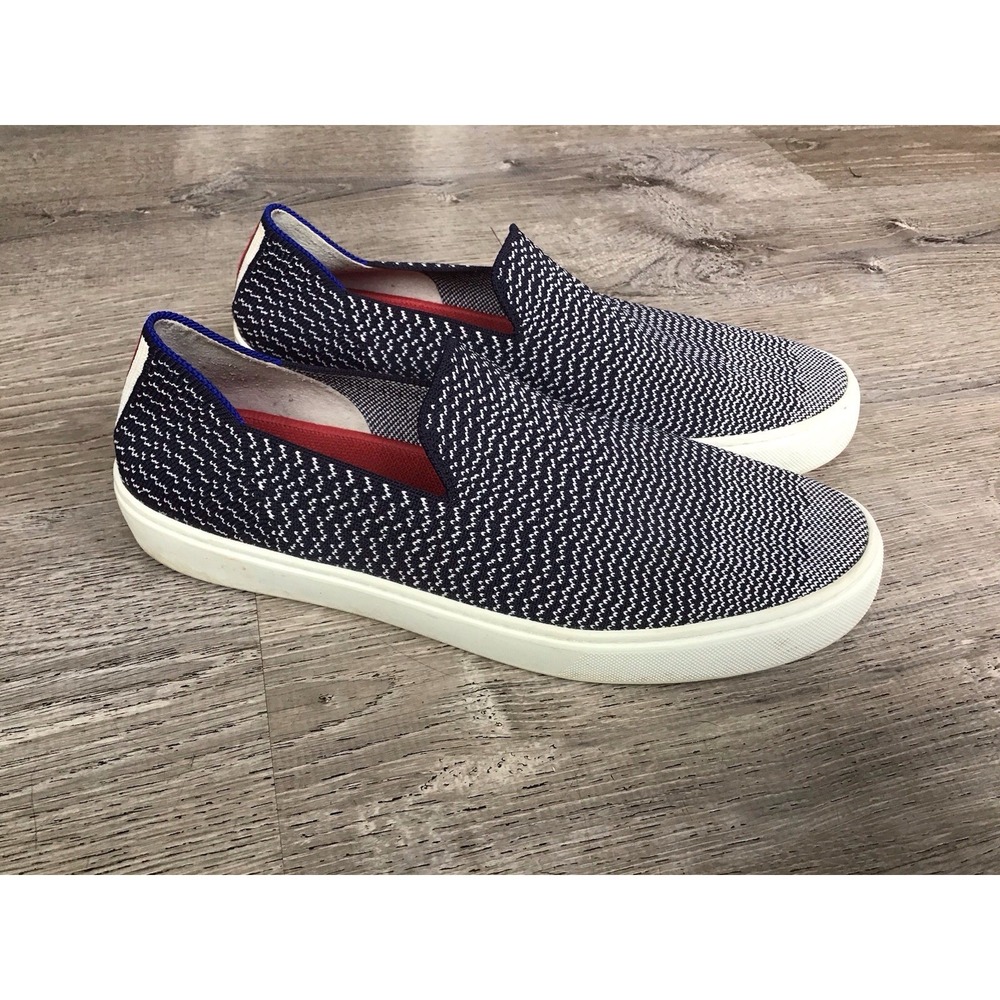 Rothy's Maritime Gradient Sneakers Navy/ White Shoes Womens Size 10 Flats